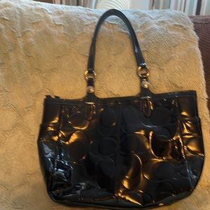Patent Leather Coach Satchel